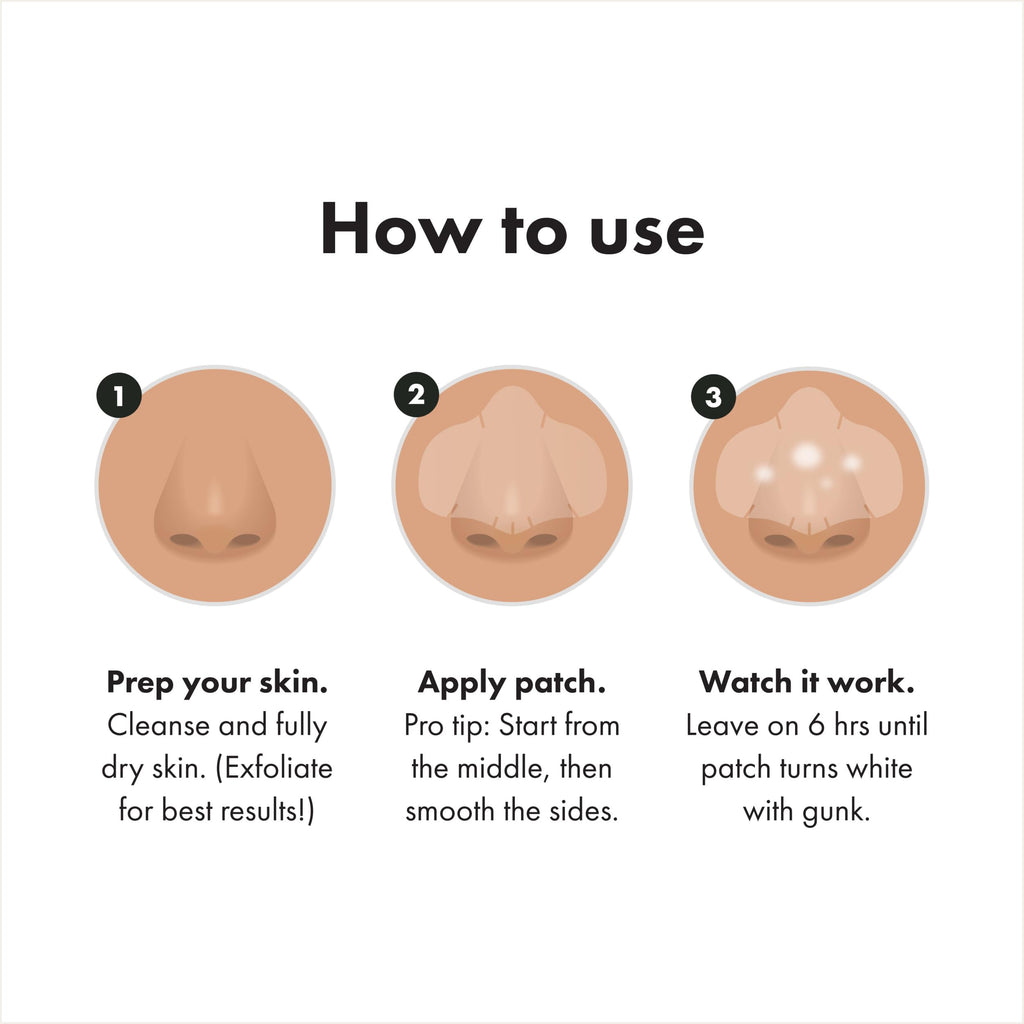 Mighty Patch Hero Cosmetics Nose Large Hydrocolloid Pore Strips, 10 Ct | Pimple Patches for Overnight, Dermatologist Approved, Pimple Stickers