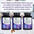Buy now Green Pasture Fermented Cod Liver Oil Blend and Concentrated Butter Oil Blend - 120 Capsules at indiglob india