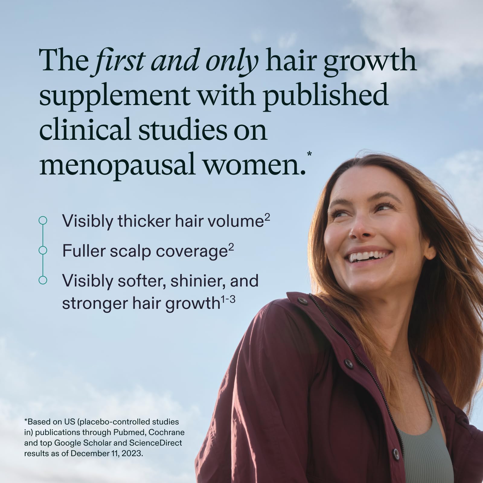 Nutrafol Women's Balance Hair Growth Supplements, Age 45+, 1-Month Pouch | #1 Dermatologist-Recommended Hair Growth Supplement Brand, Clinically Tested for Visibly Thicker Hair and Scalp Coverage
