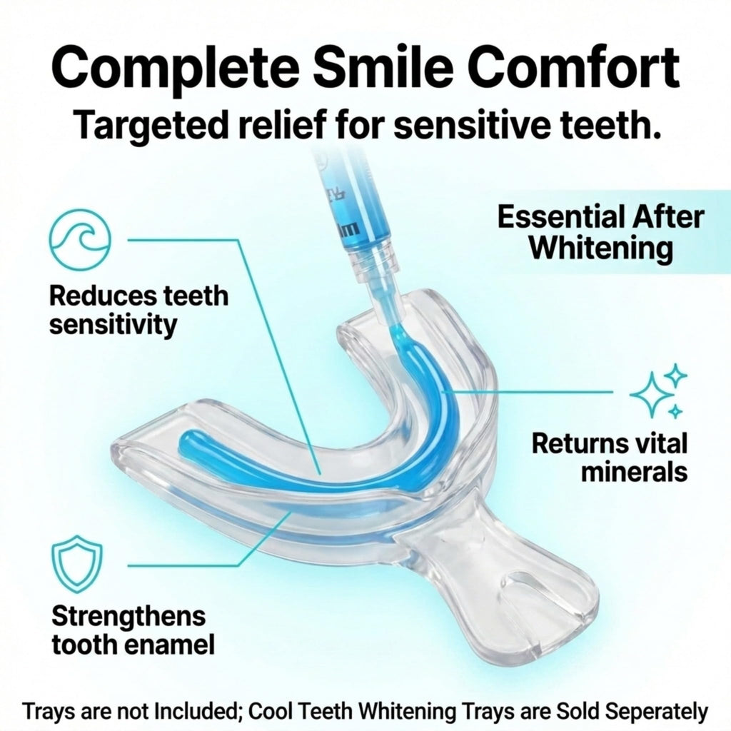 Remineralization Gel - 5 Syringes of Gel. Remineralizing and Reduces Teeth Sensitivity After Teeth Whitening Treatment