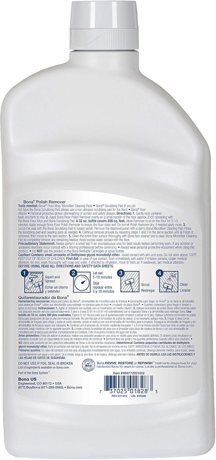 Buy now Bona Polish Remover, 32 Fl Oz at indiglob india