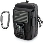 Buy now WYNEX Tactical Compass Phone Pouch, Large Molle Smartphone Holster Case Double Capacity Small Utility EDC Pouch with Compass Buckle and Carabiner at indiglob india