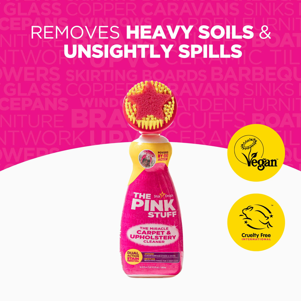 Stardrops The Pink Stuff Carpet & Upholstery Cleaner 16.9 Fl Oz