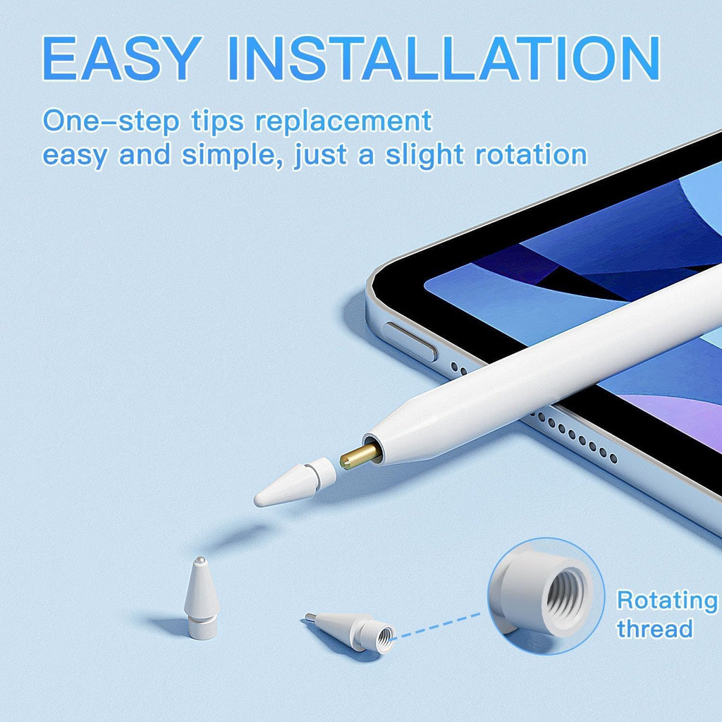 Buy now Replacement Tips Compatible with Apple Pencil 2 Gen ipad Pro Pencil - iPencil Nib for ipad Pencil 1 st/Pencil 2 Gen (3 Pack-White) at indiglob india