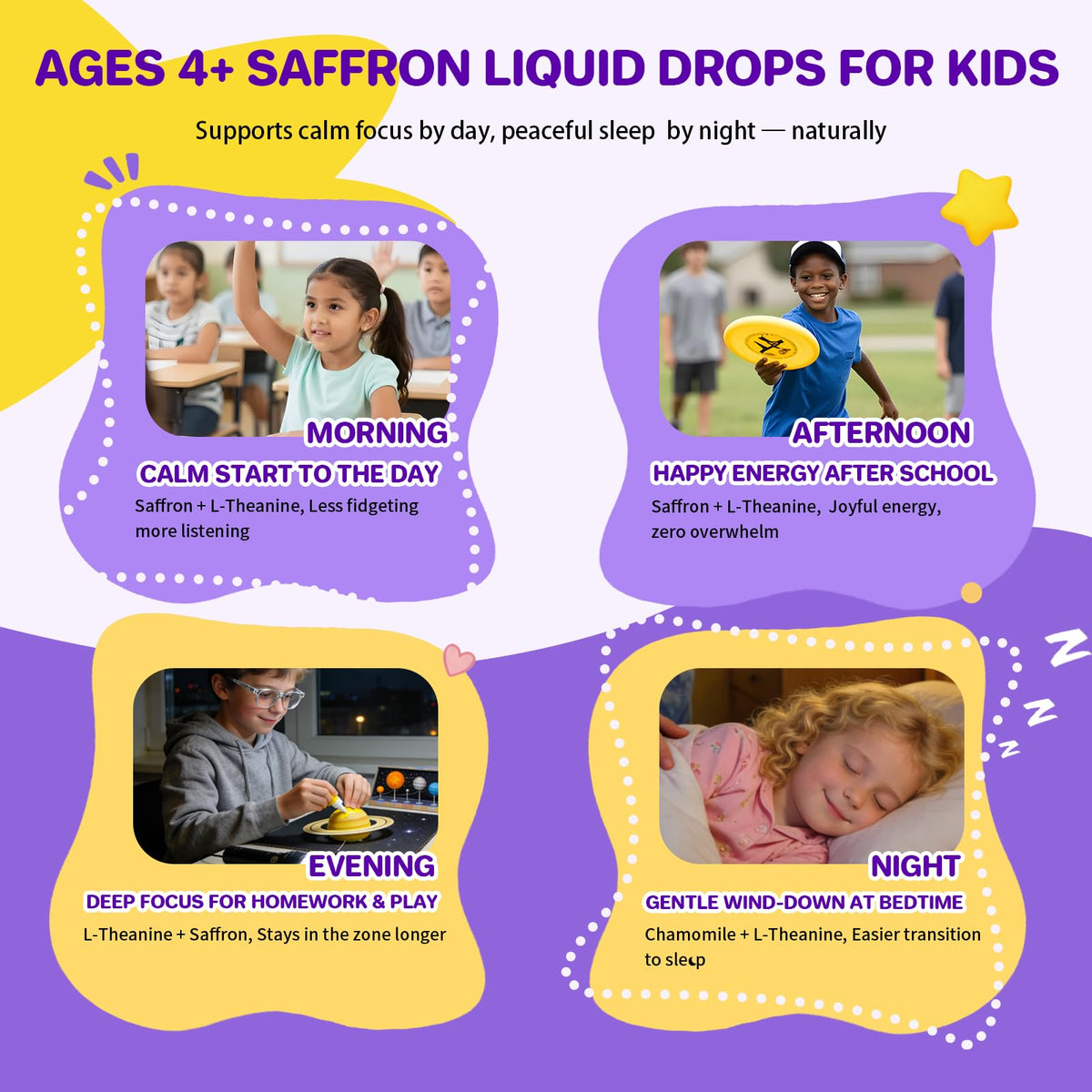 Liposomal Saffron Liquid Drops for Kids, 2 Fl OZ