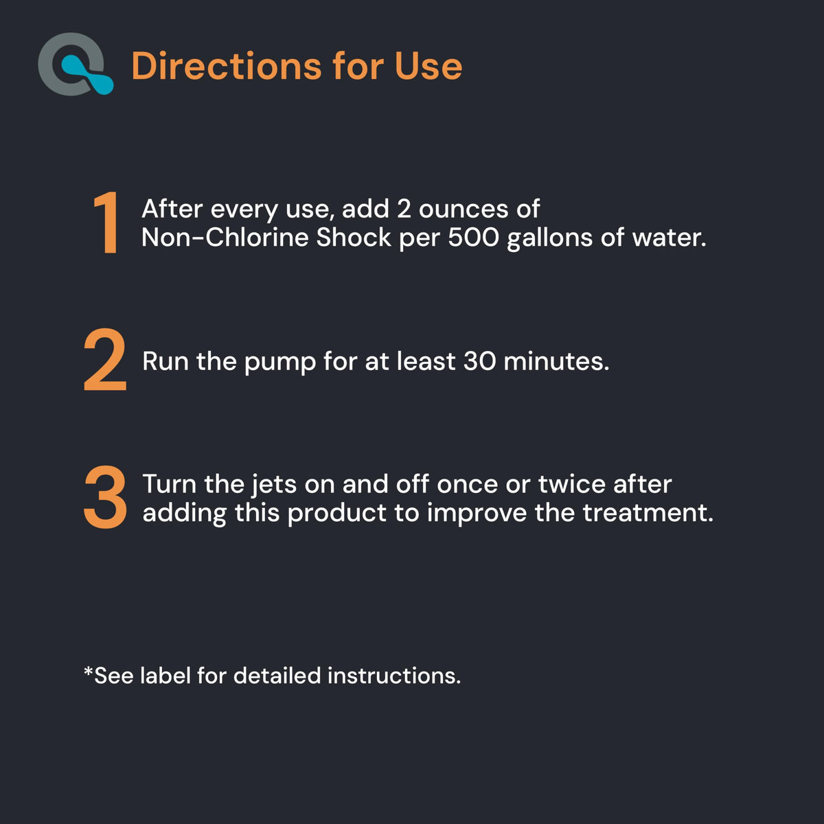 AquaDoc Non Chlorine Hot Tub Shock - Enhanced Spa Oxidizer - 32oz