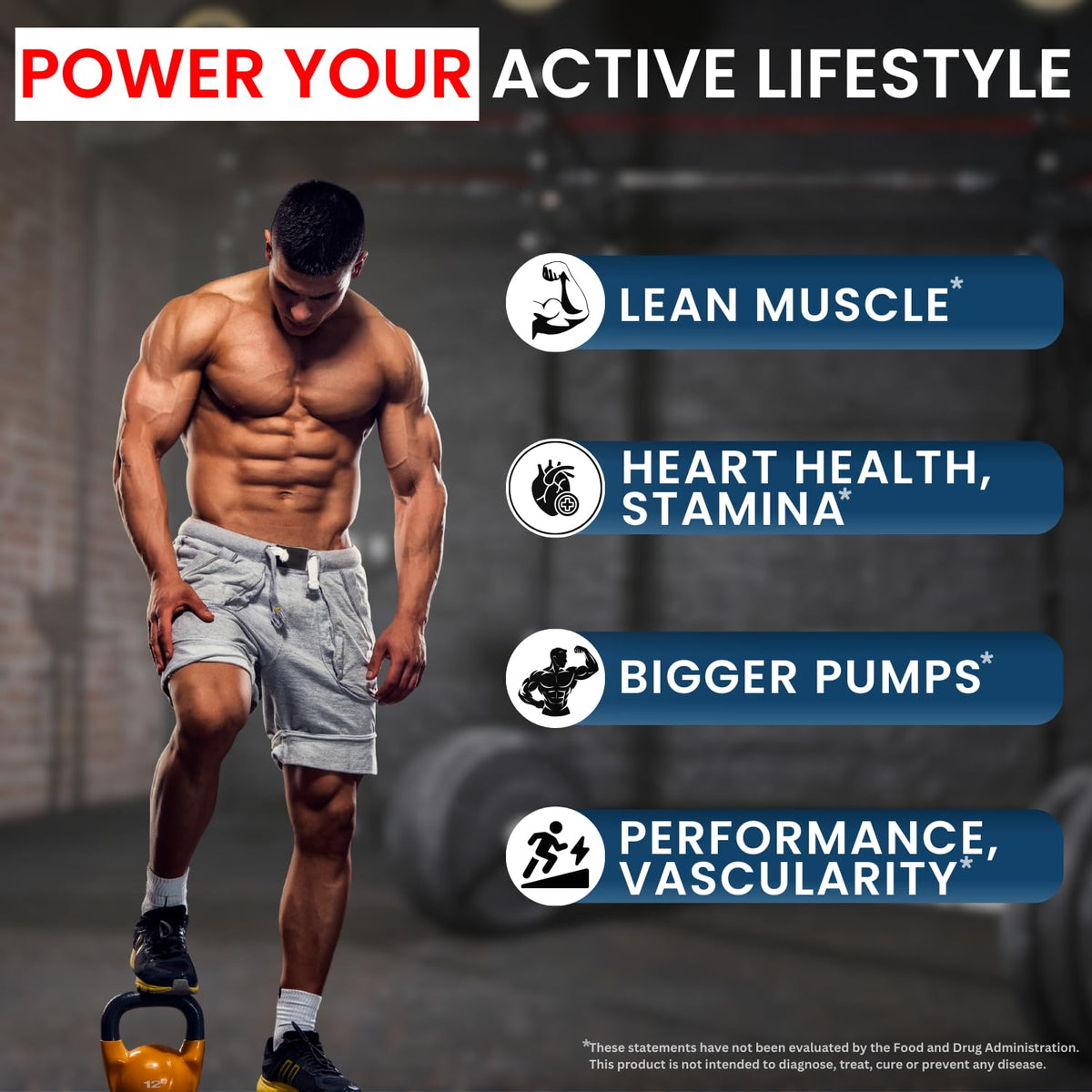 VITBOOST L Arginine Capsules with L-Citrulline 1500mg, 30 Days Supply, 90Ct