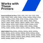 67XL Ink Cartridge Compatible for HP Ink 67 XL HP67 HP67XL Black Color 2PK