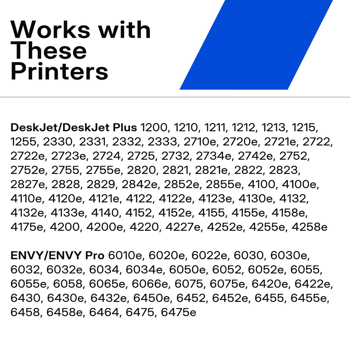 67XL Ink Cartridge Compatible for HP Ink 67 XL HP67 HP67XL Black Color 2PK