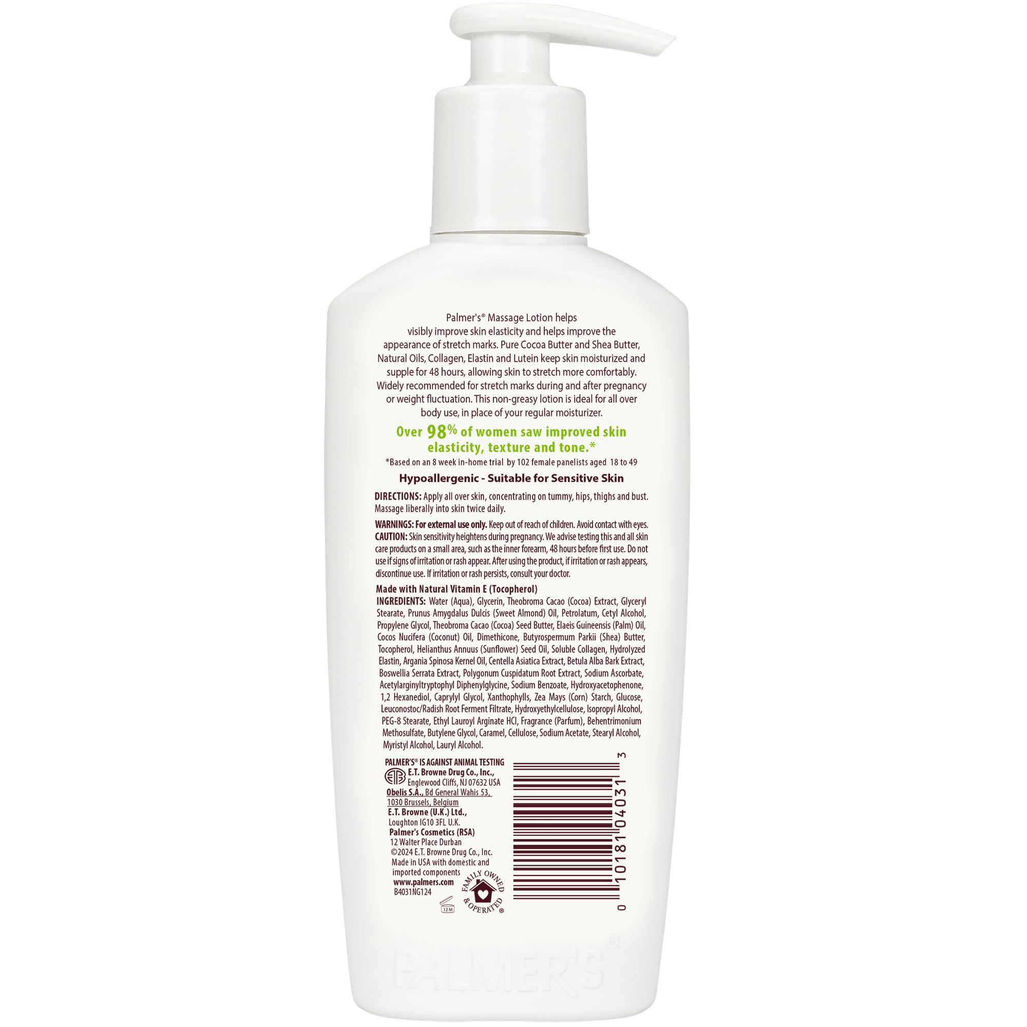 Buy now Palmer's Cocoa Butter Formula Massage Lotion For Stretch Marks, Pregnancy Skin Care, Belly Cream with Collagen, Elastin, Argan OIl and Shea Butter, 8.5 Ounces at indiglob india