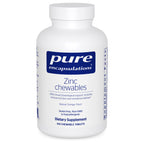 Pure Encapsulations Zinc Chewables, Natural Orange, 100 Chewable Tablets