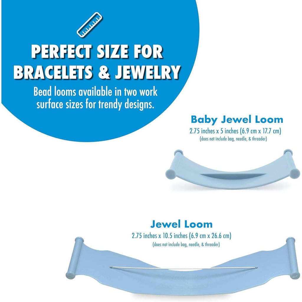 Buy now Beadalon Jewel Loom Kit with Bag, Needle & Threader – Complete Starter Set for Bracelets & Woven Designs at indiglob india