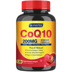 DRFOSTER CoQ10 200mg, with PQQ & Omega 3-6-9 & Vitamin E, 120 Servings