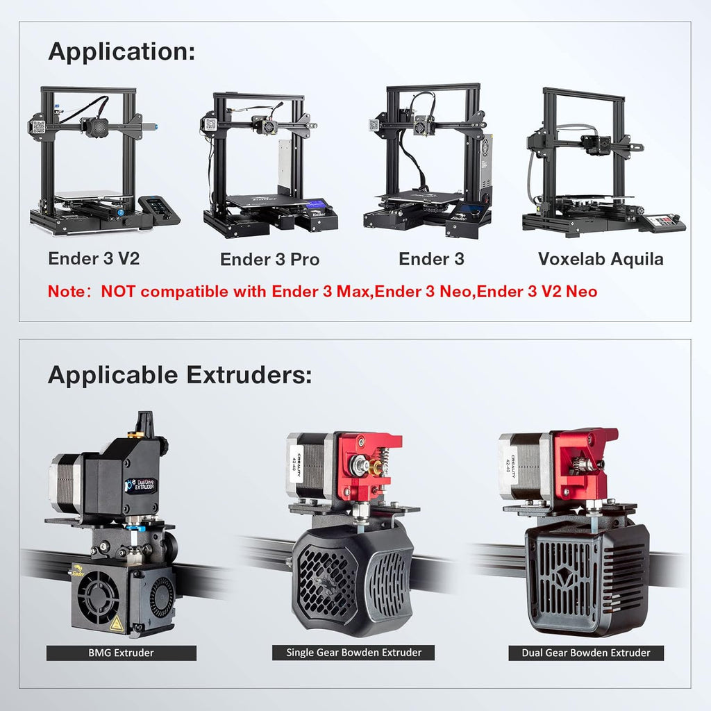 Buy now UniTak3D Ender 3 Direct Drive Upgrade Conversion Bracket for Ender 3 V2,Ender 3 Pro and Voxelab Aquila 3D Printer for B-MG&Dual Gear&Bowden Extruder(NOT for Neo Series,Extruder&Hotend NOT Include) at indiglob india