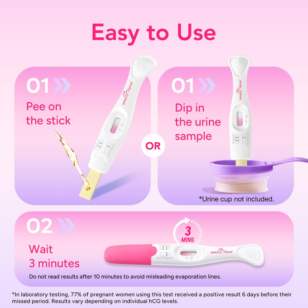 easy@Home Early Pregnancy Tests: 6 Days Before Missed Period*
