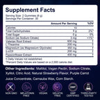 ZAYMAN Melatonin Free Sleep Gummies, Natural Sleep Aid for Adults, 60 Count