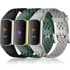 Buy now Maledan Compatible with Fitbit Charge 5/ Fitbit Charge 6 Bands Women Men, Breathable Sport Band Soft Waterproof Replacement Wristbands Strap for Fitbit Charge 5/ Charge 6 Advanced Fitness Tracker at indiglob india