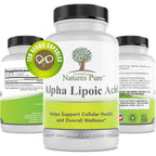 Buy now Simply Natures Pure Alpha Lipoic Acid 600mg 120 Veggie Capsules, Non-GMO Thioctic Acid 4 Month Supply at indiglob india