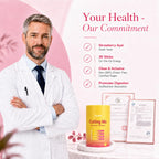 Cutting Drink Mix - GLP-1 Drink Mix | Dual-Action Prebiotic Formula for Gut Wellness Support & Healthy Energy Boost | Non-GMO, Gluten-Free & Vegan | Strawberry Açaí Flavor (30 Sticks)