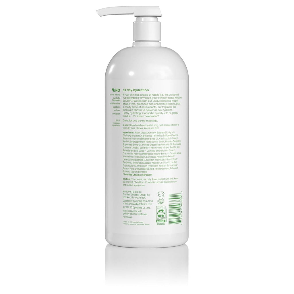 Buy now Alba Botanica Daily Moisturizing Lotion, Sensitive Skin, Fragrance Free, 32 Oz (Packaging May Vary) at indiglob india
