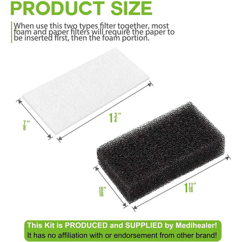 Buy now 40 Packs CPAP Filters - Foam Filter and Ultra Fine Filters Supplies for Respironics M Series, for PR System One, for SleepEasy Series - Medihealer Premium Disposable Filter at indiglob india