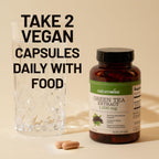 NatureWise Green Tea Extract Capsules 1000 mg - 50% EGCG & 98% Polyphenols - Extra Strength Green Tea Pills - Antioxidants for Heart Health & Energy - Vegan, Non-GMO - 60 Count[30-Day Supply]