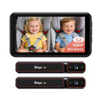 Babyvue BV6PRO Wireless Dual Car Camera Baby Monitor Fast Setup