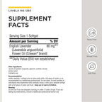 Integrative Therapeutics Lavela WS 1265 - Silexan Supplement for Sleep & Stress Support* - Lavender Essential Oil - 60 Softgels (60 Servings)
