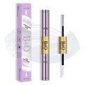 B&Q Lash Bond and Seal Waterproof,Lash Cluster Glue 10ML Strong Hold(White) | Sensitive Eyes Eyelash Glue for Clusters, DIY Lashs Glue Strong Hold, Long Lasting 3-7days Home Use, For Cluster/ Individual