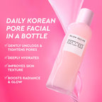 Glow Recipe PHA + BHA Face Toner, Korean Exfoliating Toner for Pores, Gentle Chemical Exfoliant + Hydrating Toner, Watermelon, Cactus Water + Glycerin (150ml)