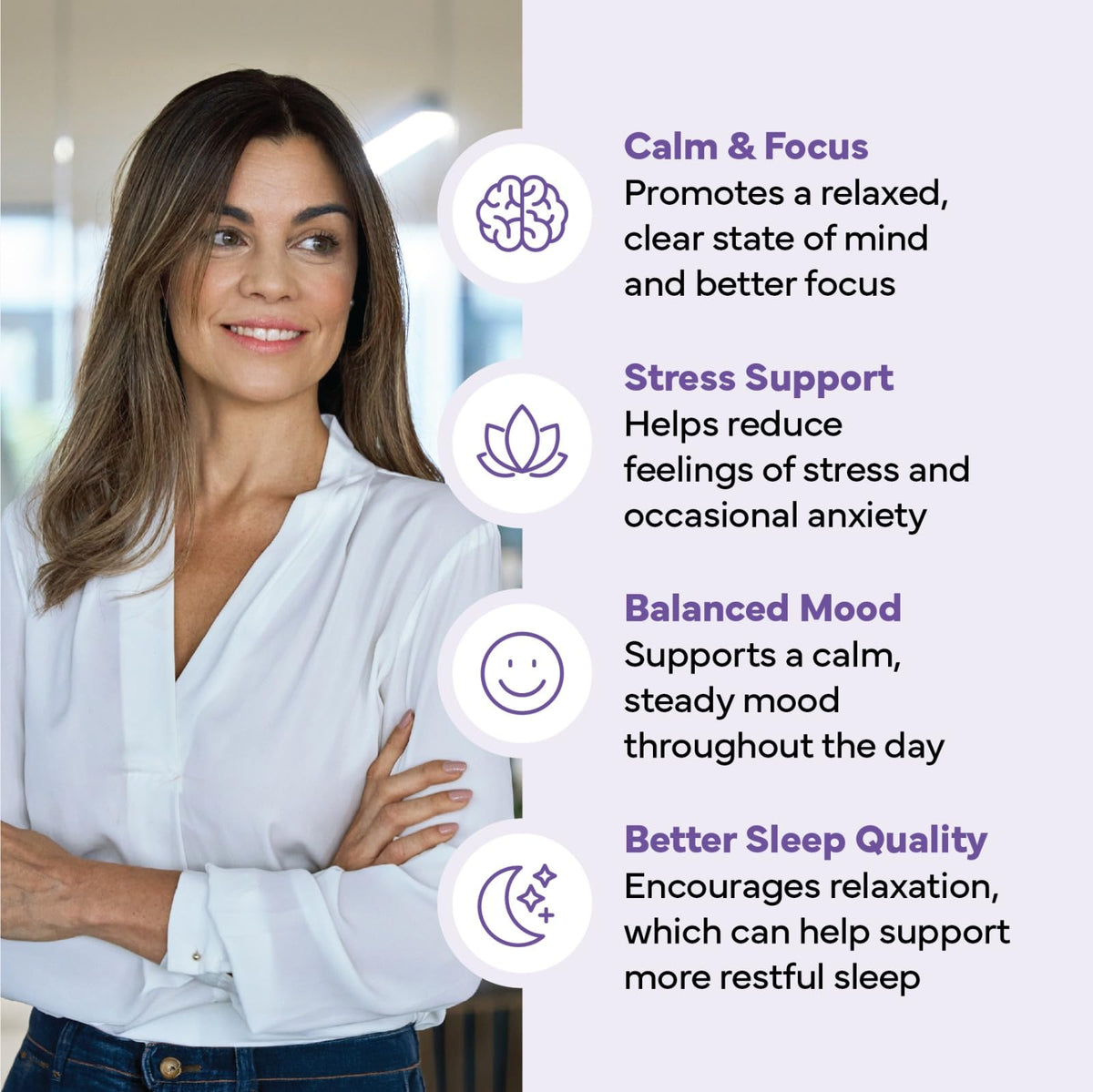 ForestLeaf L Theanine Supplement - L-Theanine 200mg with Ashwagandha and Magnesium for Focus, Stress Relief & Relaxation - Non-GMO & Gluten Free - 100 Caps