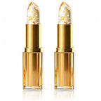 2-Pack Kivora Lipstick, True Tone Ph Adjusting Lipstick for Mature Women, Gold Foil Moisturizing Glossy Shine Lip Gloss, Deep Nourishment Long Lasting 24 Hours Lip Balm