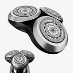 SH90 Replacement Rotary Heads for Philips Norelco Shavers Series 9000, New Version of Metal Wheel Buckle and Upgrade Double-Layer Precision Blades