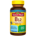 Nature Made Maximum Strength Vitamin B12 5000 mcg Softgels, 60 Softgels | Energy Metabolism Support Supplement for Men and Women, Helps Reduce Fatigue for Those Low in Vitamin B12, 60 Day Supply