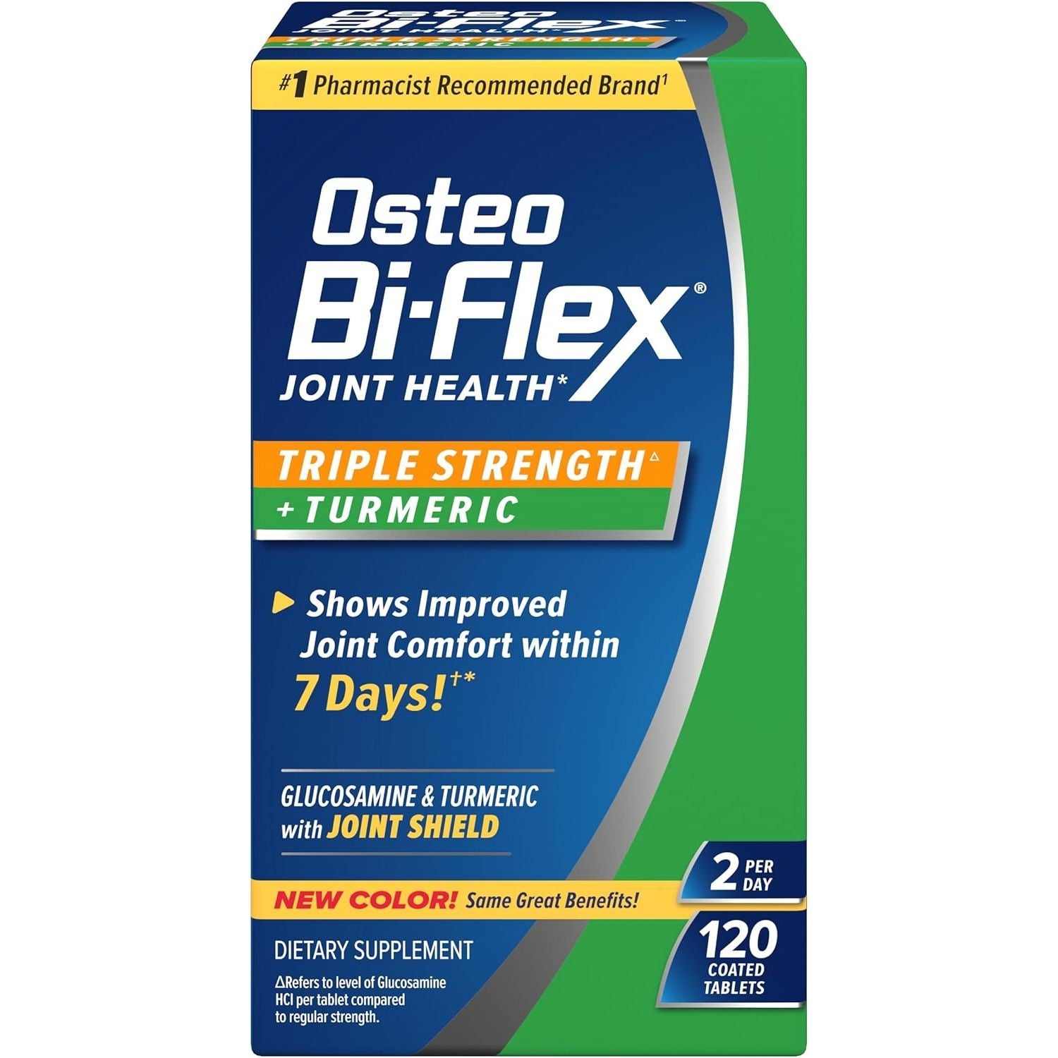Buy now Osteo Bi-Flex Glucosamine Triple Strength Plus Turmeric Supplement with Curcumin for Joint Support and Range of Motion, 40 Day Supply, 80 Coated Tablets, Joint Health Nutritional Supplements 120 Count (Pack of 1) at indiglob india
