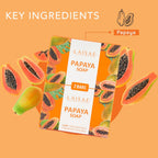 Buy now Papaya Exfoliating Soap, Hydrating Face Moisturizer with Niacinamide, Shea Butter and Aloe Vera, Even Skin Tone Body Cleansing Bar - Sensitive Skin Soap, Vegan, 3.52 oz (2 Bars) at indiglob india