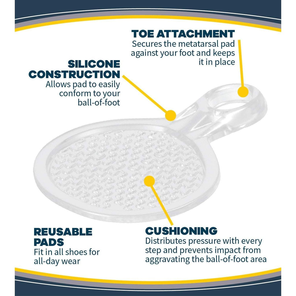 Buy now Dr. Scholl's Metatarsal Pads to Distribute Pressure with Every Step, 1 Count (Pack of 1) at indiglob india