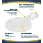 Buy now Dr. Scholl's Metatarsal Pads to Distribute Pressure with Every Step, 1 Count (Pack of 1) at indiglob india