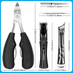 2026 Toenail Clippers for Thick Toenails for Seniors Angled Head | Large Toe Nail Clippers Set for Men, Long Handle Heavy Duty Ingrown Toenail Clippers, Ultra Sharp Slanted Finger Nails Cutter