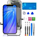 Buy now for iPhone 11 Screen Replacement 6.1 3D Touch Screen LCD Display Digitizer for A2111, A2223, A2221 Cell Phone Repair Kits+ Waterproof Frame Adhesive Sticker+Screen Tempered Protector+Face ID at indiglob india