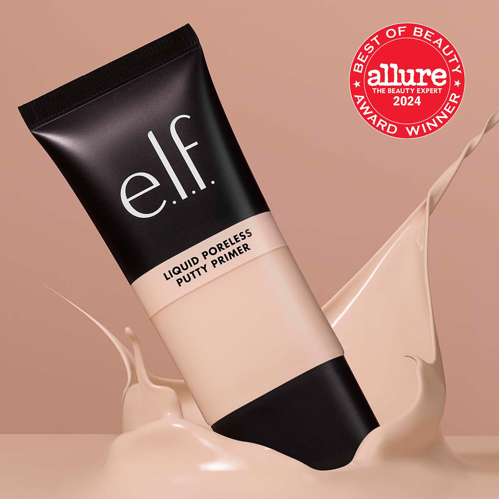 e.l.f. Liquid Poreless Putty Primer, Universal Sheer | Lightweight Face Primer For Long-lasting Makeup Wear, Creates A Smooth Complexion, Vegan & Cruelty-free
