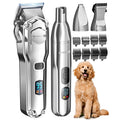 oneisall Dog Clippers for Grooming Thick/Matted Hair, 4-in-1 Grooming Kit