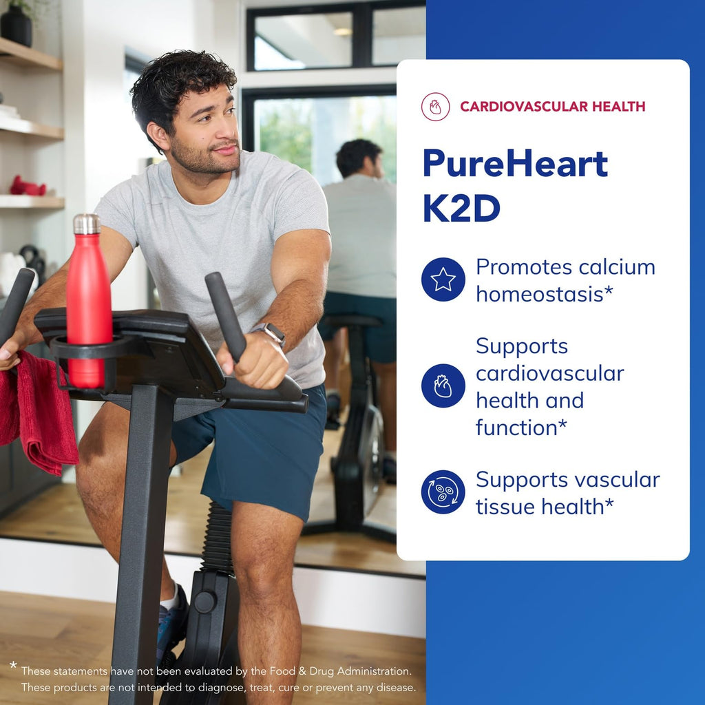 Pure Encapsulations PureHeart K2D, 60 Capsules