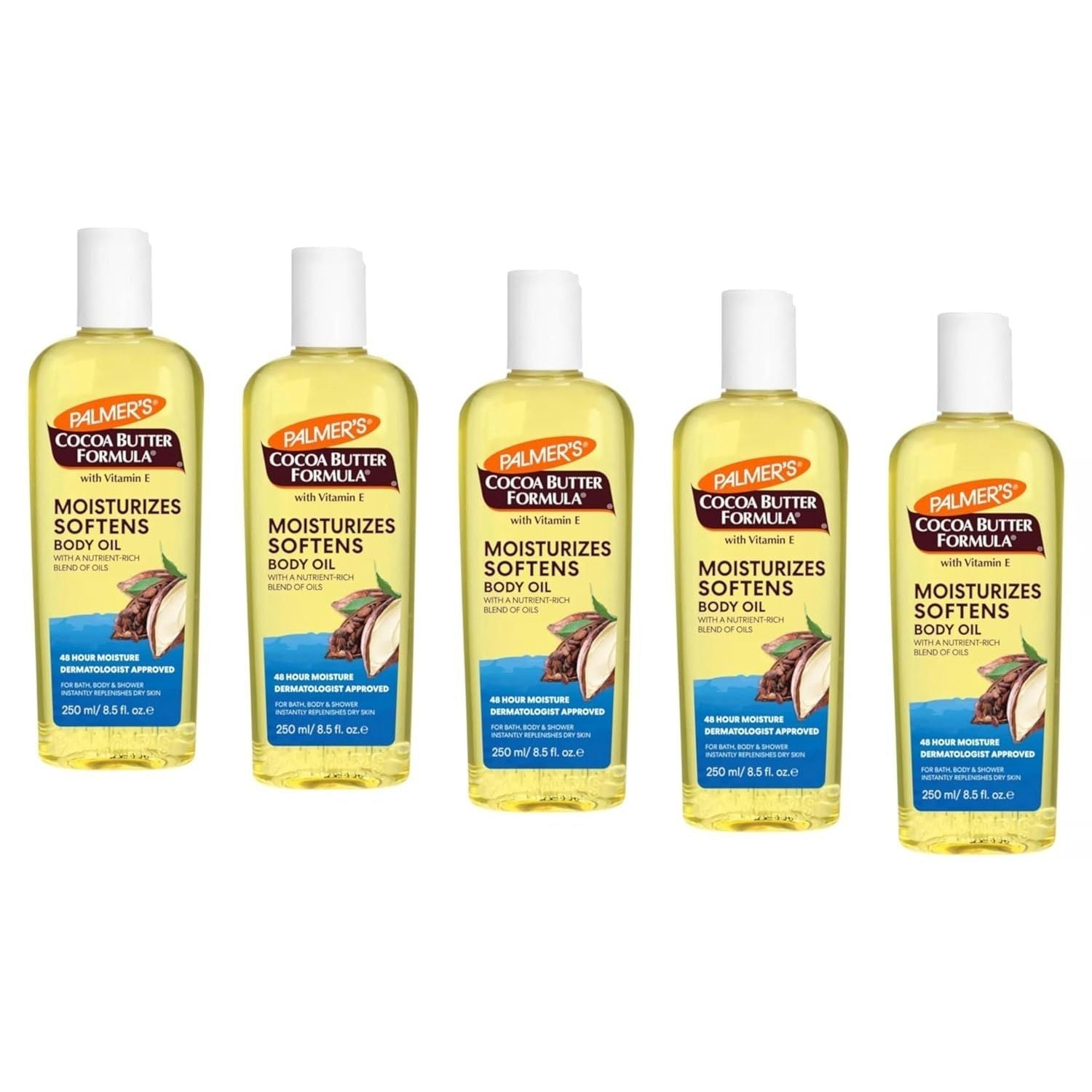 Buy now Palmer's Coconut Oil Formula Body Oil, Body Moisturizer with Green Coffee Extract, Bath Oil for Dry Skin, 5.1 Ounces (Spray Cap) 8.5 Fl Oz (Pack of 5) at indiglob india