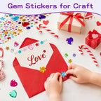 Gem Stickers, 5154Pcs Self-Adhesive Gems for Kids Crafts Scrapbook Supplies