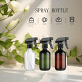 2 Pack Leakproof Spray Bottles 300ml - Adjustable Nozzle (Mist/Jet), Refillable PET Plastic for Hair, Cleaning, Plants, Travel | BPA-Free, No-Spill Design, Salon & Home Essentials (Clear)