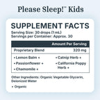 Dr. Green Mom Please Sleep! Kids Sleep Support — Melatonin Free Liquid Drop