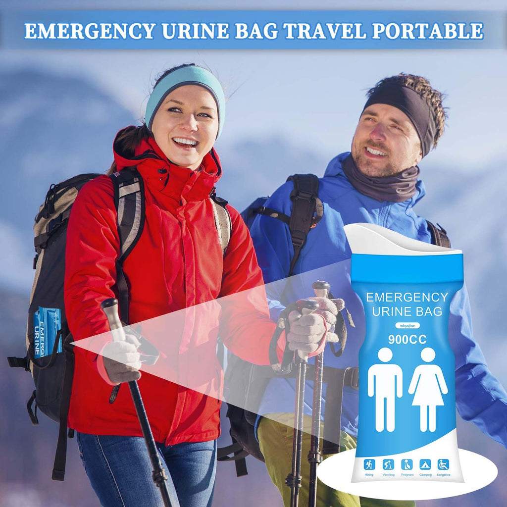 12PCS Disposable Urine Bags,Leakproof Emergency Pee Bag for Travel