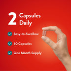 Red Yeast Rice with CoQ10 Supplement, Cholesterol & Heart Health Support | Extra Strength Red Yeast Rice 1200 MG (600 MG Per Capsule), Citrinin-Free, Doctor-Formulated, Non-GMO, Vegan, 120 Capsules
