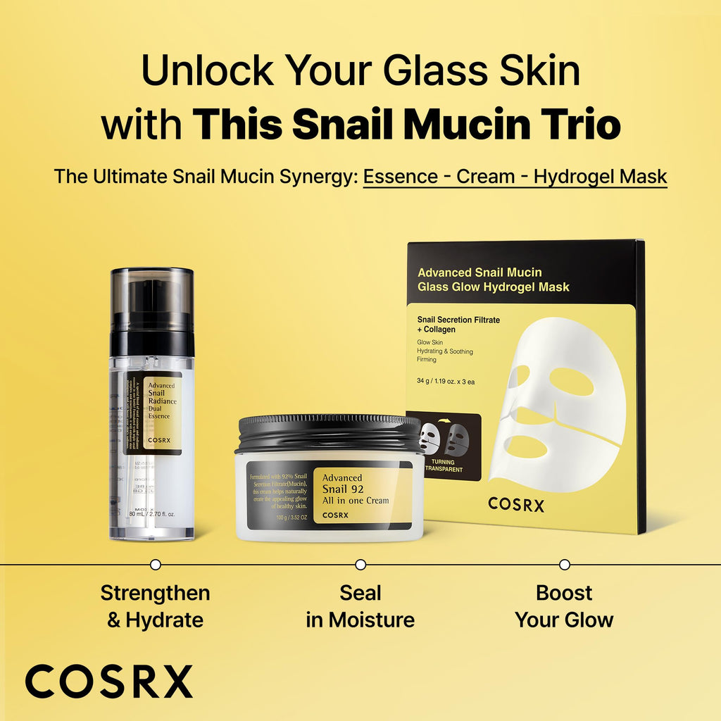 Buy now COSRX Snail Mucin 74% + Niacinamide 5% Dual Essence, Anti Aging Face Serum for Dull Skin, Sensitive Skin, Korean Skin Care, 2.70 fl.oz / 80ml at indiglob india